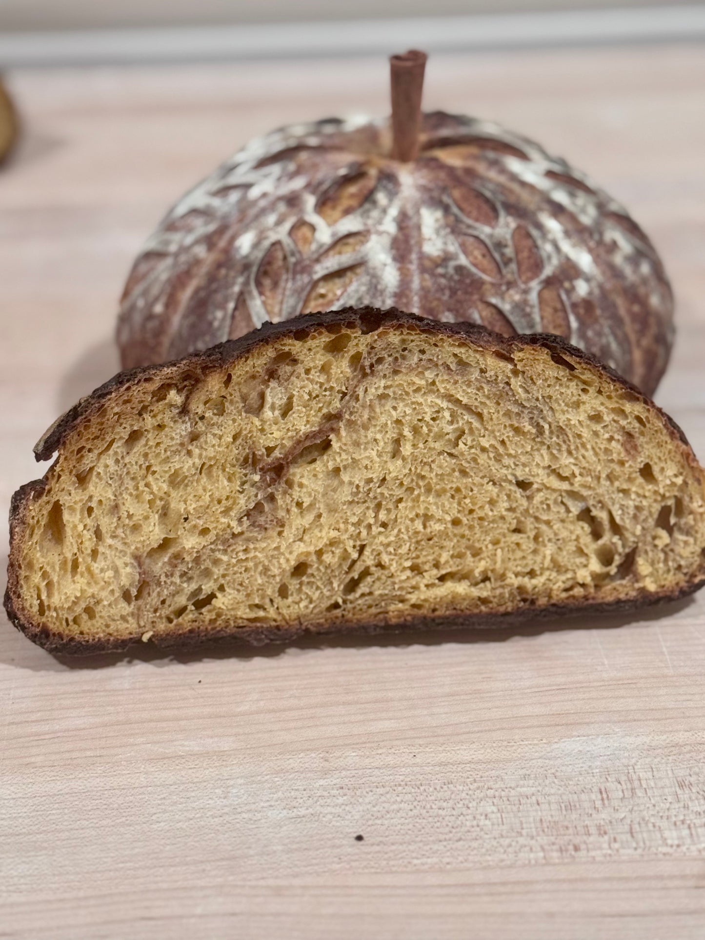 Pumpkin Swirl Sourdough